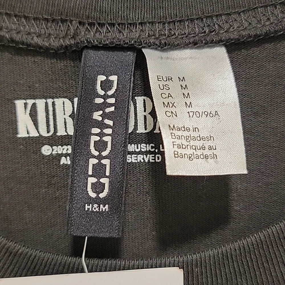 Kurt Cobain Tshirt Black Size Medium NWT - Picture 4 of 7